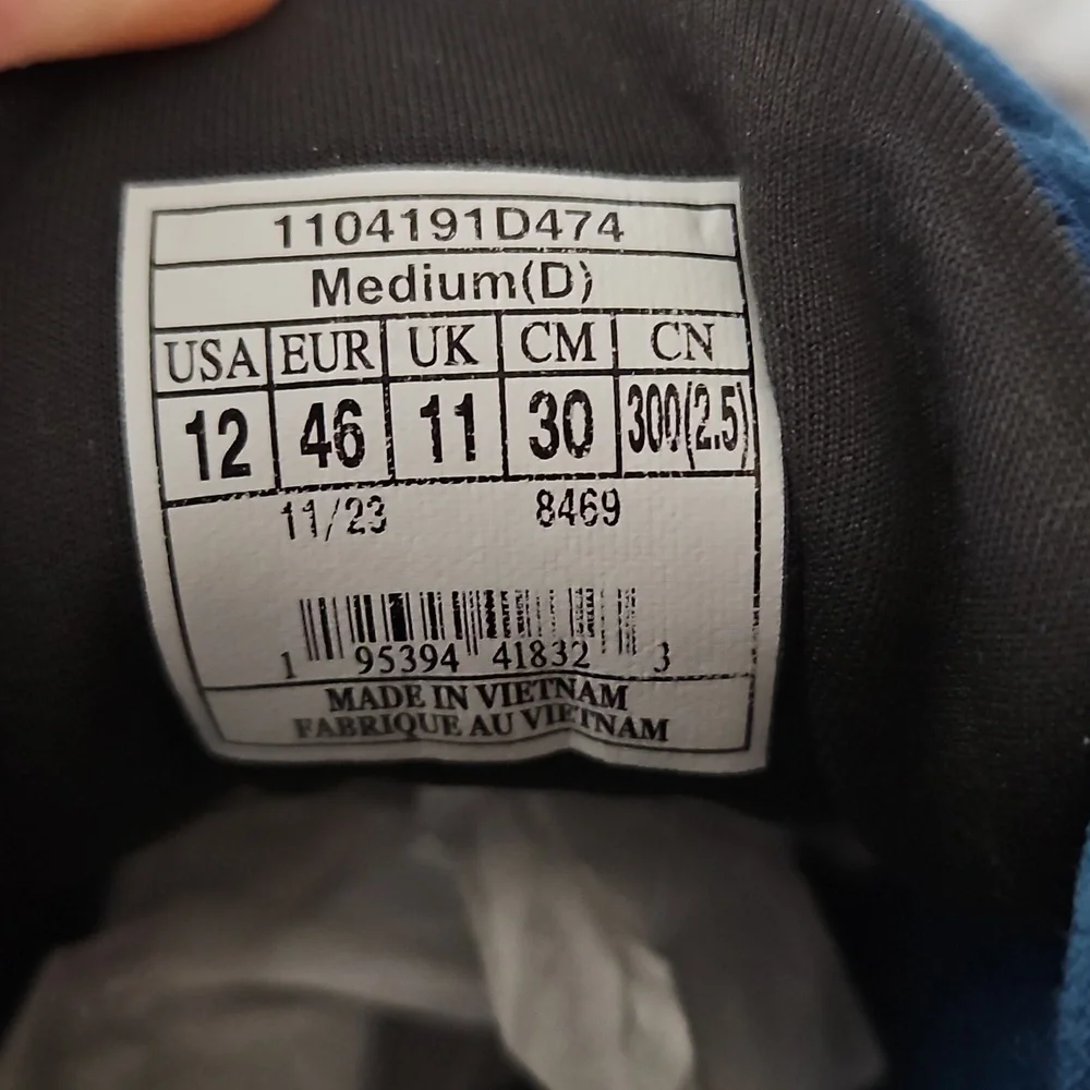 Brooks Glycerin 21 Mens Size 12 Blue Athletic Running Shoes 1104191D474 - Picture 12 of 12